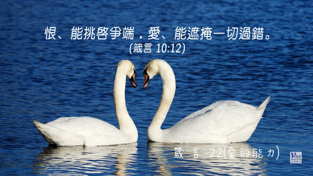 #299 十月二十五日──箴言-22(愛的能力)-第10章11-16節