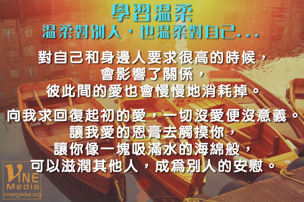 #17 學習溫柔，溫柔對別人，也溫柔對自己…