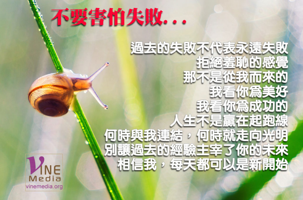#38 不要害怕失敗…