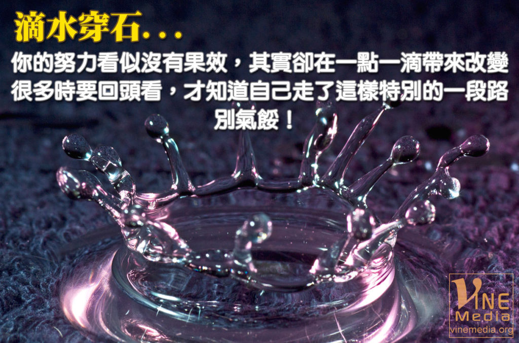 #41 滴水穿石…