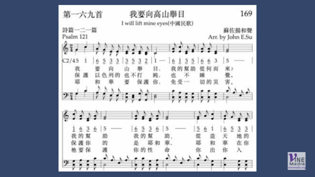 （詩歌介紹）我要向山舉目
