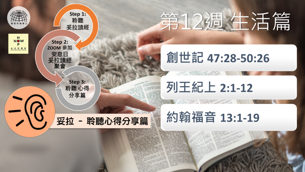 妥拉 – 聆聽心得分享篇 (字幕版) | 第十二週 生活篇 | 西北祈禱院 NWHOP North-West House of Prayer