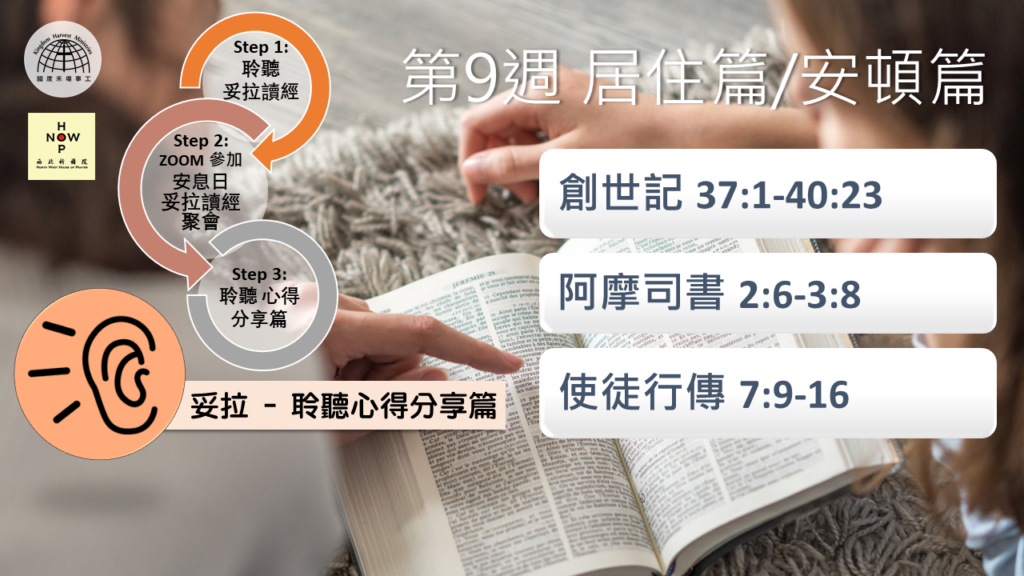 妥拉 – 聆聽心得分享篇 (字幕版) | 第九週 居住篇/安頓篇 | 西北祈禱院 NWHOP North-West House of Prayer