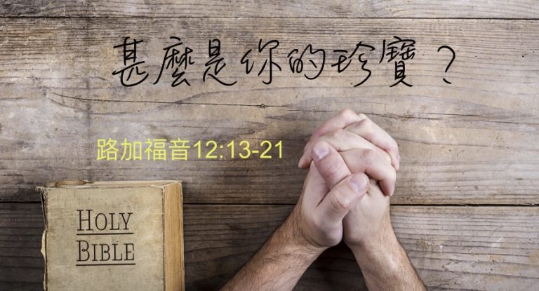 甚麼是你的珍寶